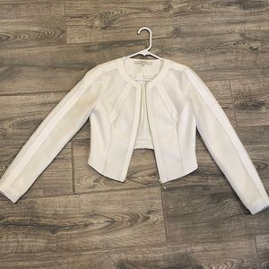 White textured Guess jacket
